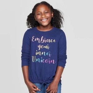 Girls unicorn shirt